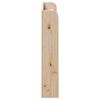 vidaXL Kopfteil mit Ablagen 90 cm Massivholz Kiefer