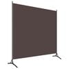 vidaXL Paravent Braun 175x180 cm Stoff