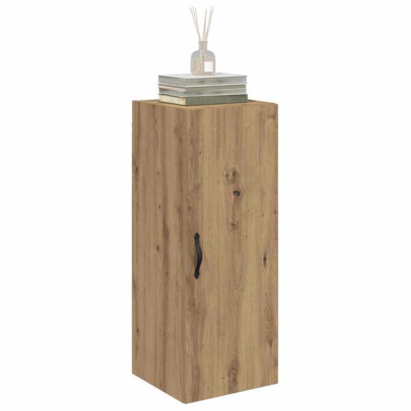 vidaXL Wandschrank Artisan-Eiche 34,5 x 34 x 90 cm Holzwerkstoff
