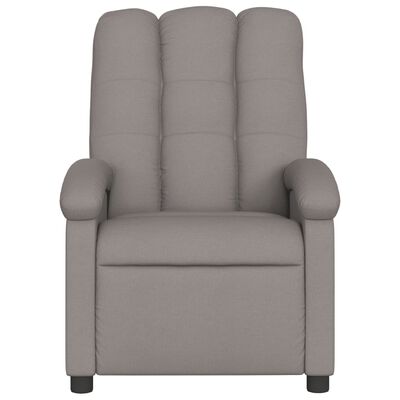 vidaXL Relaxsessel Taupe Stoff