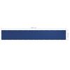 vidaXL Balkon-Sichtschutz Blau 90x600 cm Oxford-Gewebe