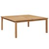 vidaXL Couchtisch Braun 110 x 110 x 45 cm Massivholz Teak