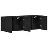 vidaXL TV-Schr&auml;nke 2 Stk. Schwarze Eiche 120 x 30 x 41 cm Holzwerkstoff