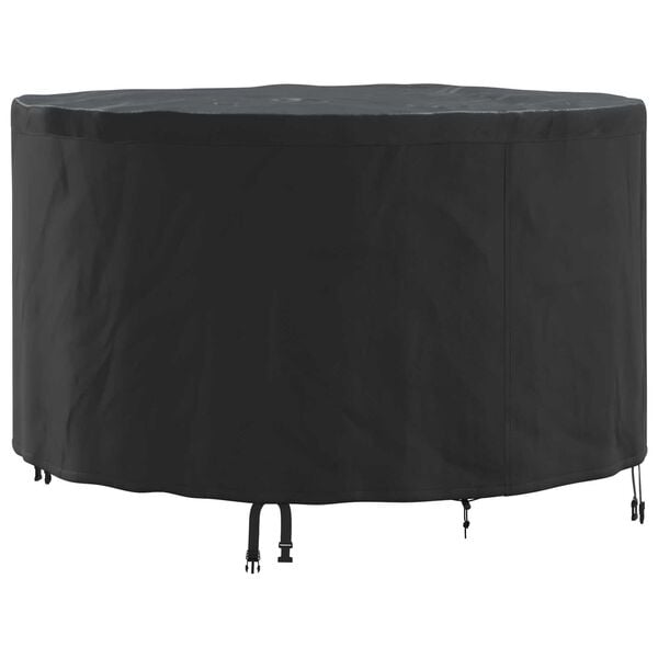 vidaXL Gartenmöbelabdeckung Schwarz 128 x 128 x 71 cm 600D-Gewebe