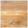 vidaXL Tischplatte 80x80x3,8 cm Quadratisch Massivholz Mango