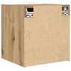 vidaXL Wand-Nachttische 2 Stk. Artisan-Eiche 38x34x40 cm