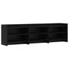 vidaXL TV-Schr&auml;nk 168 x 33 x 47 cm Schwarze Eiche Holzwerkstoff