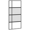 vidaXL Schiebet&uuml;r mit Beschlag 102,5x205 cm Hartglas und Aluminium