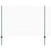 vidaXL Sechseckzaun mit Pfosten 25 x 1,5 m PVC-beschichteter Stahl