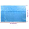 vidaXL Poolabdeckung Blau 600&times;300 cm PE