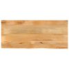 vidaXL Tischplatte mit Baumkante 140x60x3,8 cm Massivholz Mango