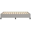 vidaXL Bettgestell ohne Matratze Hellgrau 120x190 cm Stoff