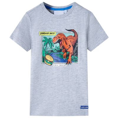 Kinder-T-Shirt Grau 104