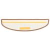 vidaXL Treppenmatten 15 Stk. Braun 65x21x4 cm