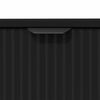 vidaXL Badezimmerm&ouml;bel Set mit Schubladen 2 pcs Schwarz Holzwerkstoff