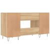 vidaXL Schreibtisch Sonoma-Eiche 140x50x75 cm Holzwerkstoff