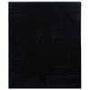 vidaXL Fensterfolie Statisch Matt Schwarz 45x1000 cm PVC