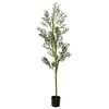 vidaXL Olivenbaum K&uuml;nstlich 800 Bl&auml;tter 200 cm Gr&uuml;n