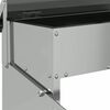 vidaXL H&uuml;hnertretfeeder Silber 48,5 x 39,5 x 19 cm Verzinkter Stahl