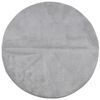 vidaXL Teppich IZA Kurzflor Skandinavischer Look Grau &Oslash; 100 cm