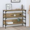 vidaXL Konsolentisch Artisan-Eiche 100 x 32 x 75 cm Holzwerkstoff