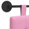 vidaXL H&auml;ngevorderseite Wandmontiert Rosa 130 x 55 x 5 cm Stoff