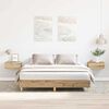 vidaXL Bettgestell ohne Matratze Artisan-Eiche 140x200cm Holzwerkstoff