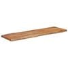 vidaXL Tischplatte 120x40x2,5cm Rechteckig Massivholz Akazie Baumkante