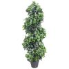 vidaXL K&uuml;nstliche Pflanze Lorbeerbaum mit Topf Gr&uuml;n 150 cm