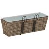 vidaXL Balkon Metall