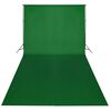 vidaXL Fotostudio-Set mit Leuchten, Hintergrund und Reflektor