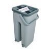 Aqua Laser Flacher Mopp Grau