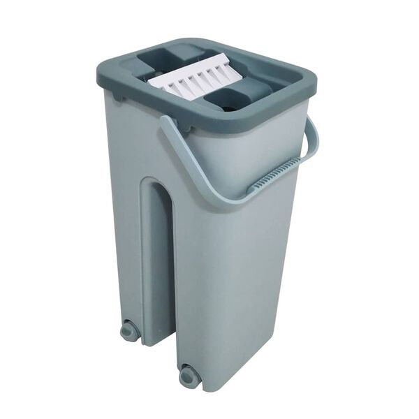 Aqua Laser Flacher Mopp Grau