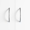 vidaXL Griff 1385 pcs Silber 107 x 3,6 x 23 mm Edelstahl