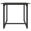 vidaXL 3-tlg. Garten-Lounge-Set mit Kissen Schwarz Poly Rattan