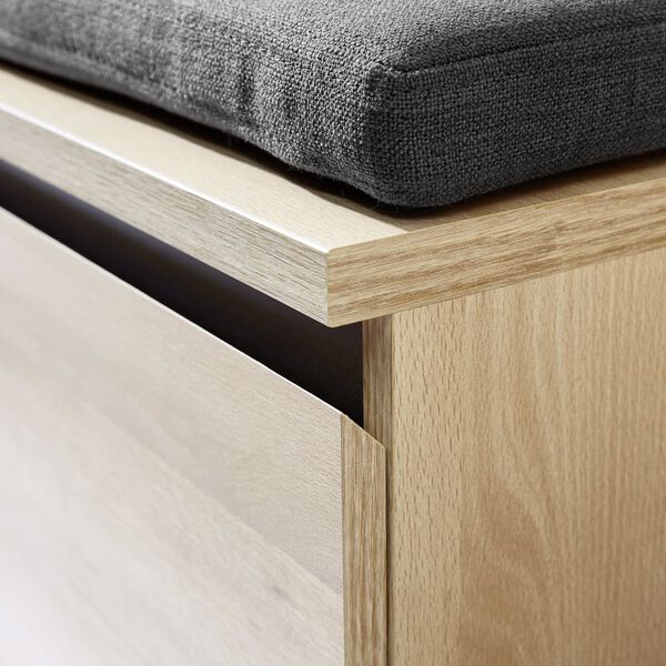 Germania Schuhbank Lissabon 95,9&times;39,2&times;48,3 cm Edelbuche