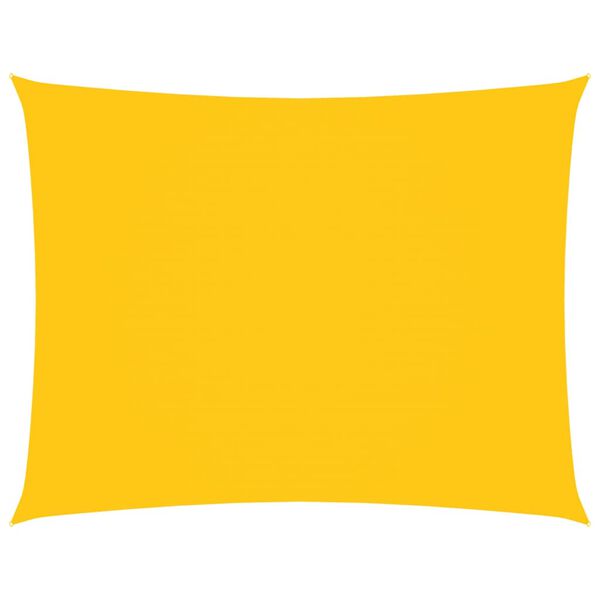 vidaXL Sonnensegel Oxford-Gewebe Rechteckig 3,5x4,5 m Gelb