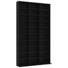 vidaXL CD-Schrank Schwarz 102x23x177,5 cm Holzwerkstoff