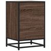 vidaXL Nachttisch Braun Eichen-Optik 40x34,5x60cm Holzwerkstoff Metall