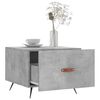 vidaXL Couchtisch Betongrau 50x50x40 cm Holzwerkstoff