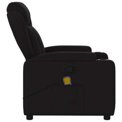 vidaXL Massagesessel Schwarz Stoff