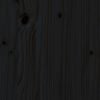 vidaXL Hochbeet Latten-Design Schwarz 150x50x70 cm Massivholz Kiefer