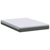vidaXL Matratze Wei&szlig; und Grau 140 x 190 cm Jacquard-Stoff