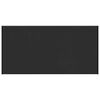 vidaXL Fensterbank Schwarz mit Holzmaserung 60 x 40 x 4,5 cm PVC