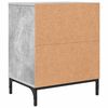vidaXL Nachttisch Betongrau 49 x 36 x 61 cm Holzwerkstoff