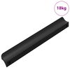 vidaXL Griff 973 pcs Schwarz 106 x 7,4 x 15,5 mm Aluminium