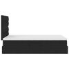 vidaXL Bett mit Stauraum und LED mit LED Schwarz 120 x 190 cm Samt