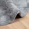 vidaXL Teppich Shaggy Hochflor NAVARRA Hellgrau 120x120 cm Polyester