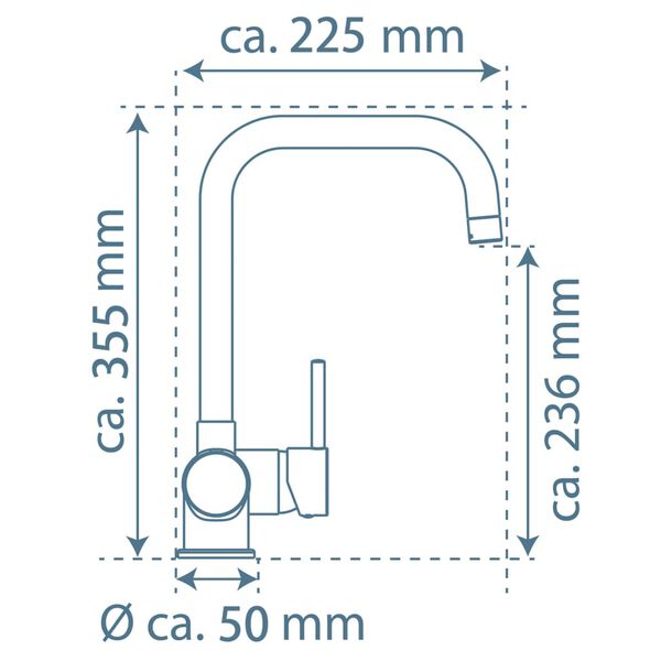 EISL Sp&uuml;ltischarmatur FUTURA Schwarz