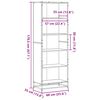 vidaXL B&uuml;cherregal R&auml;uchereiche 60x35x170,5 cm Holzwerkstoff